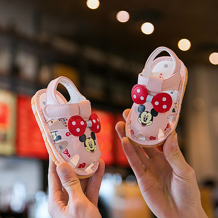 [XẢ HÀNG CUỐI NĂM] Giày Tập Đi Mickey Siêu Xinh Cho Bé Mihoshop