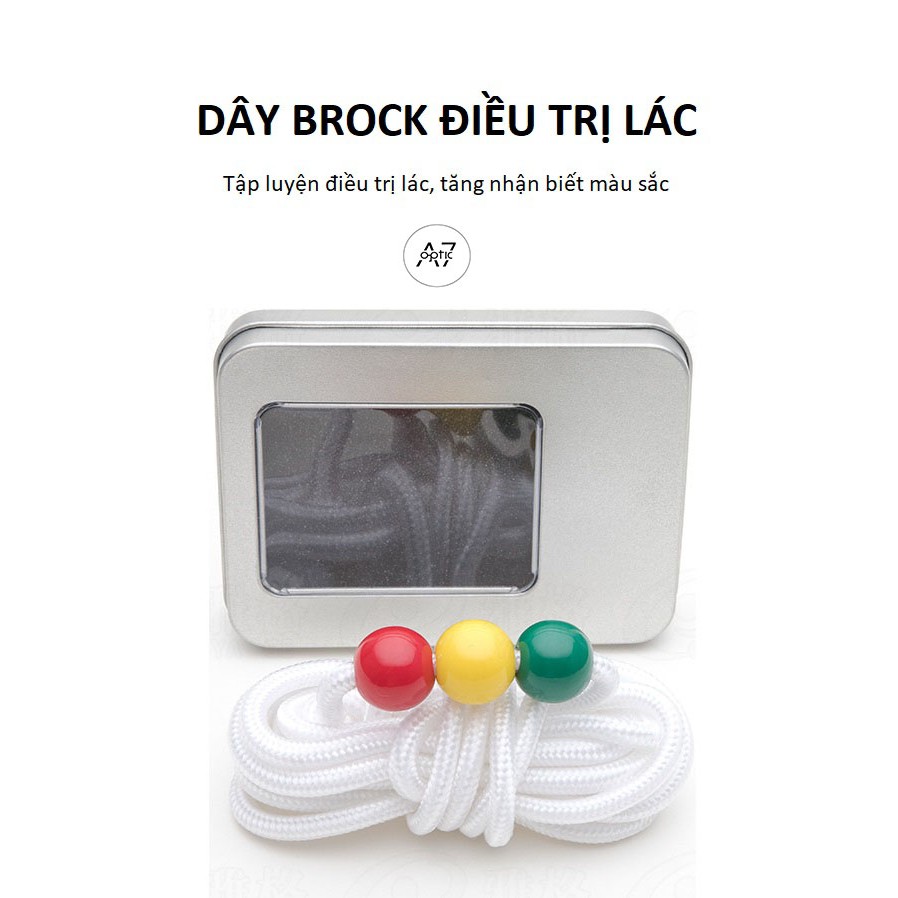 Dây Brock tập luyện mắt và cải thiện suy quy tụ - suy phân kỳ (Loại dây dày 18mm, siêu bền)