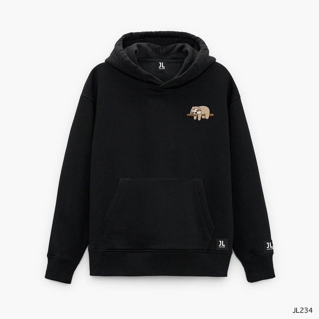 Áo Hoodie JL Oversize Lazzy, JACKLANE, Áo nỉ chui đầu unisex Jack Lane