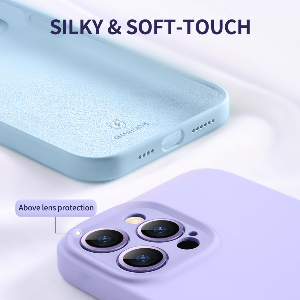 Ốp điện thoại SmartDevil silicon mềm dẻo thông minh thích hợp cho iPhone 14/ 14 plus/ 14 pro/ 14 pro max