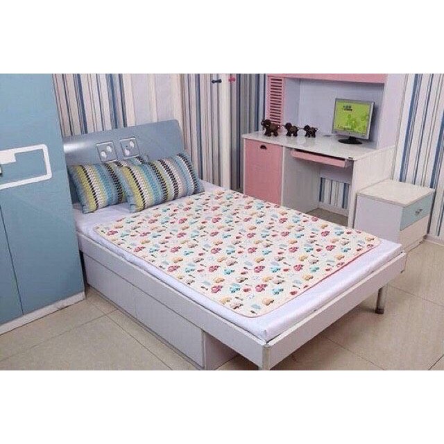 Thảm lót chống thấm 3 lớp cho bé 80*120cm