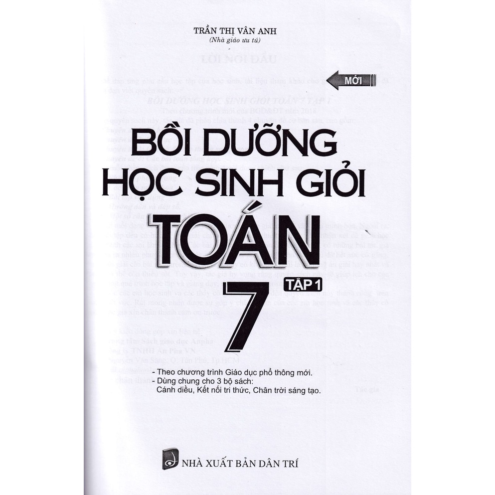 Sách - Bồi Dưỡng Học Sinh Giỏi Toán 7 - Tập 1