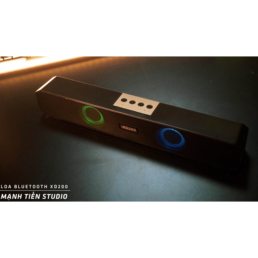 Loa không dây Soundbar XD200 - Loa ti vi, vi tính bluetooth 5.0 - Âm thanh nổi Hi-fi 4D - Có jack cắm 3.5mm âm thanh hay