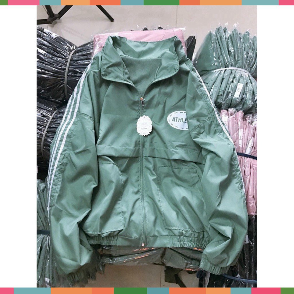 [HÀNG THIẾT KẾ]  Áo khoác dù 2 lớp chống nắng nam nữ Athlete 3 sọc adidas ANIGO UNISEX | BigBuy360 - bigbuy360.vn