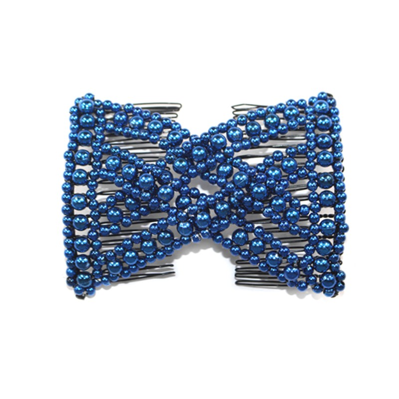 Lược kẹp tóc co giãn đính đá thiết kế sang trọng cho nữ