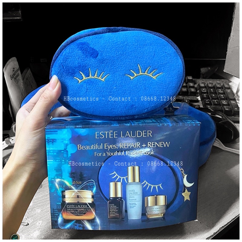 Bộ set dưỡng mắt Estee Lauder Beautiful Eyes: Repair + Renew For a Fresh