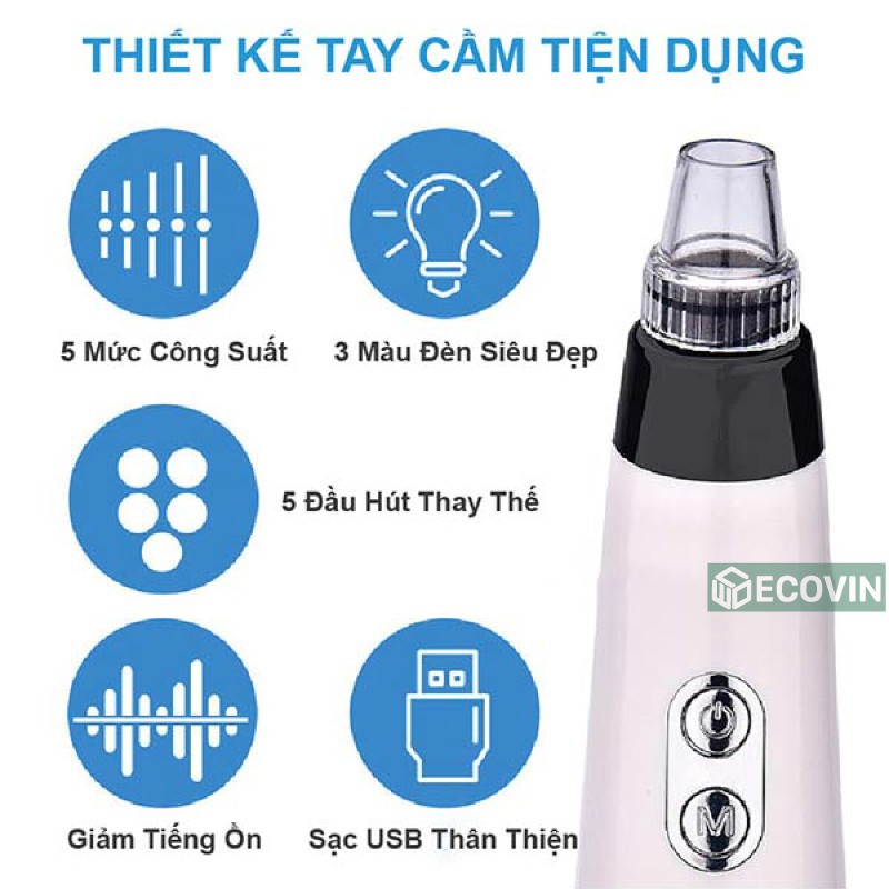 Máy Hút Mụn Cầm Tay Mini Hali Care Chính Hãng