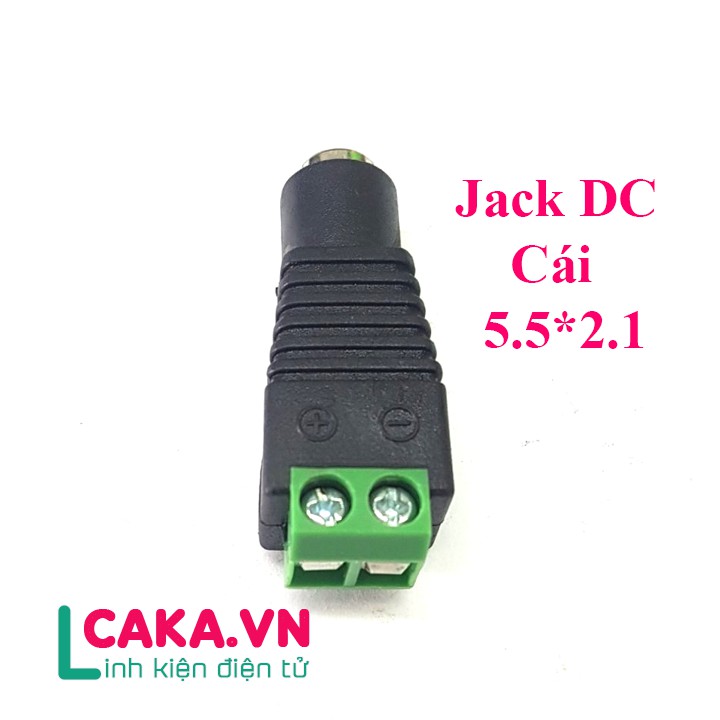 Jack DC nối nguồn Đực/cái