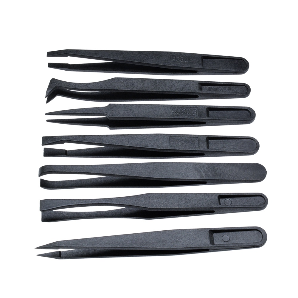 Set 7 Nhíp Nhựa Chống Tĩnh Điện Cách Nhiệt Tiện Dụng Cho Gia Đình