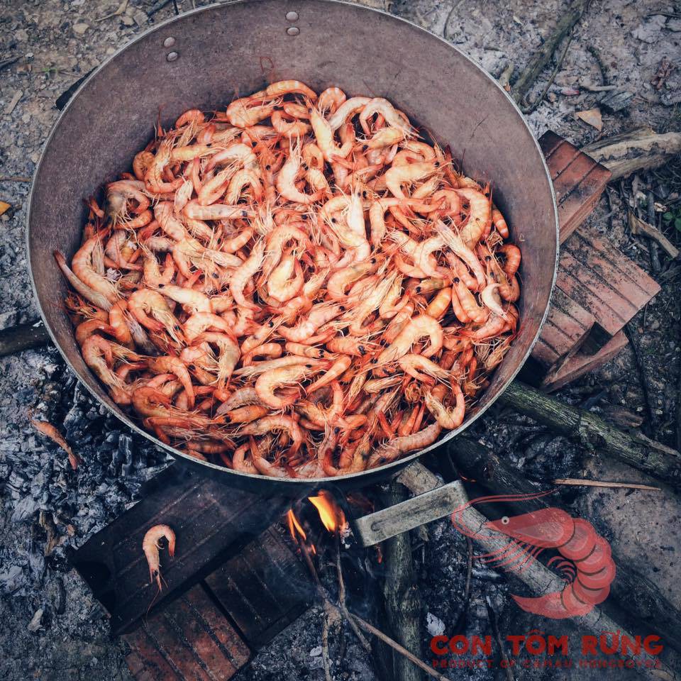Tôm khô Cà Mau 100g loại 1 Con Tôm Rừng làm thủ công truyền thống phơi nắng tự nhiên không màu không chất bảo quản