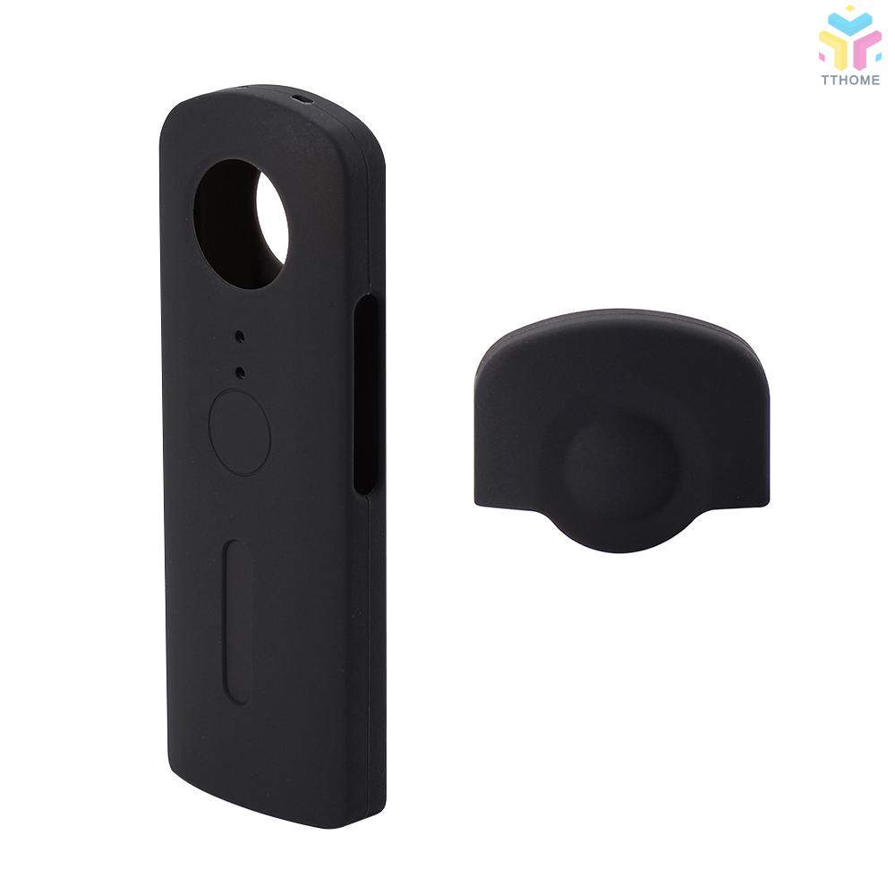 Vỏ Silicon Bảo Vệ Ống Kính Máy Ảnh Andoer Cho Ricoh Theta V 360 Độ