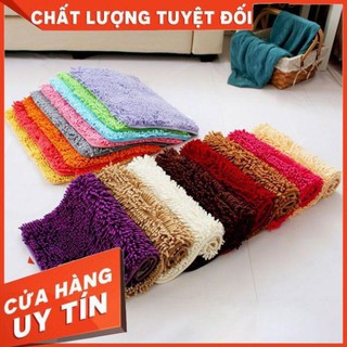 Thảm Chùi Chân San Hô Đinh,Siêu Thấm Nước,Chống Trơn Trượt Kích Thước 30cm x 45cm (Màu Ngẫu Nhiên)