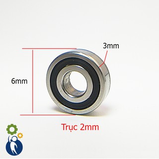Vòng bi trục 2mm 2x6x3