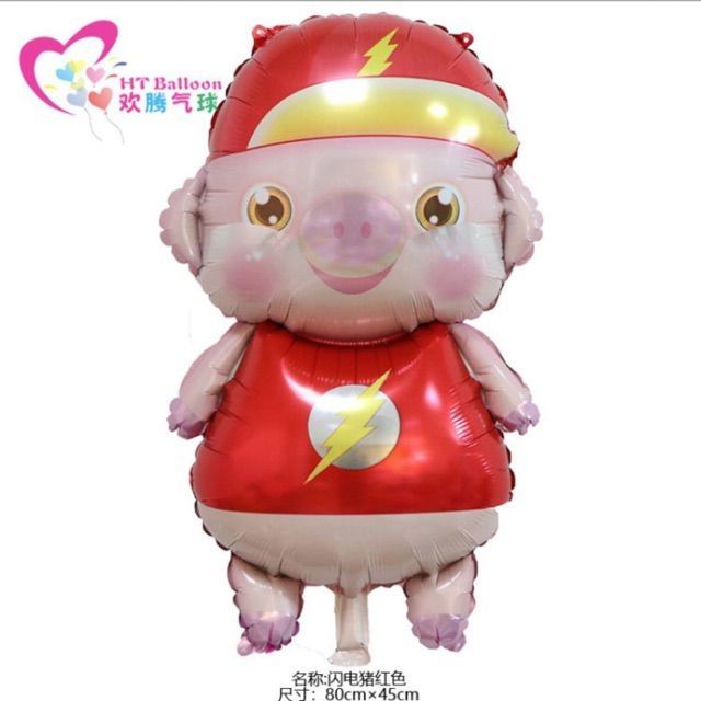 SỈ 50 bóng hình con heo dễ thương size 70cm