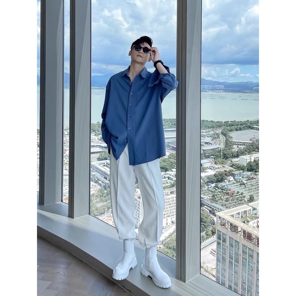 Áo Sơmi Nam Form Hàn Cá Tính Play Boys