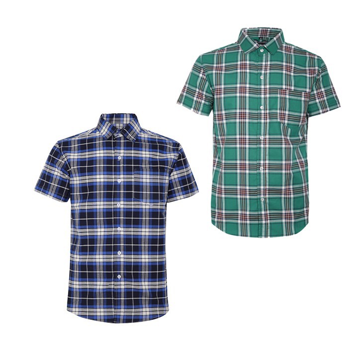 Combo 2 Áo Sơ Mi Nam Sọc Caro Gabofashion Cao Cấp CSM046 ( nhiều màu ) hàng vnxk