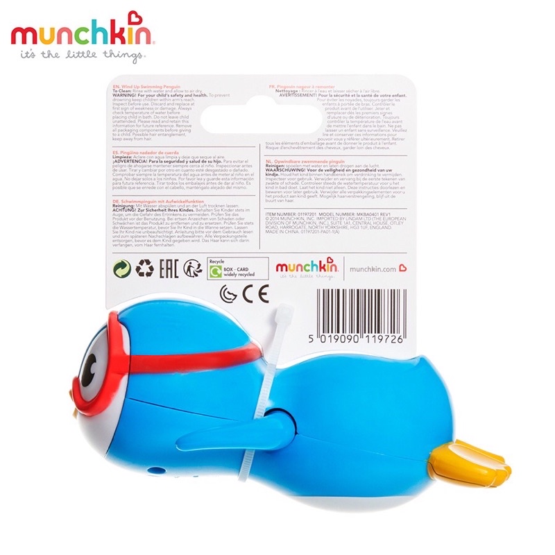 Đồ Chơi Chim Cánh Cụt Tập Bơi Munchkin MK44925
