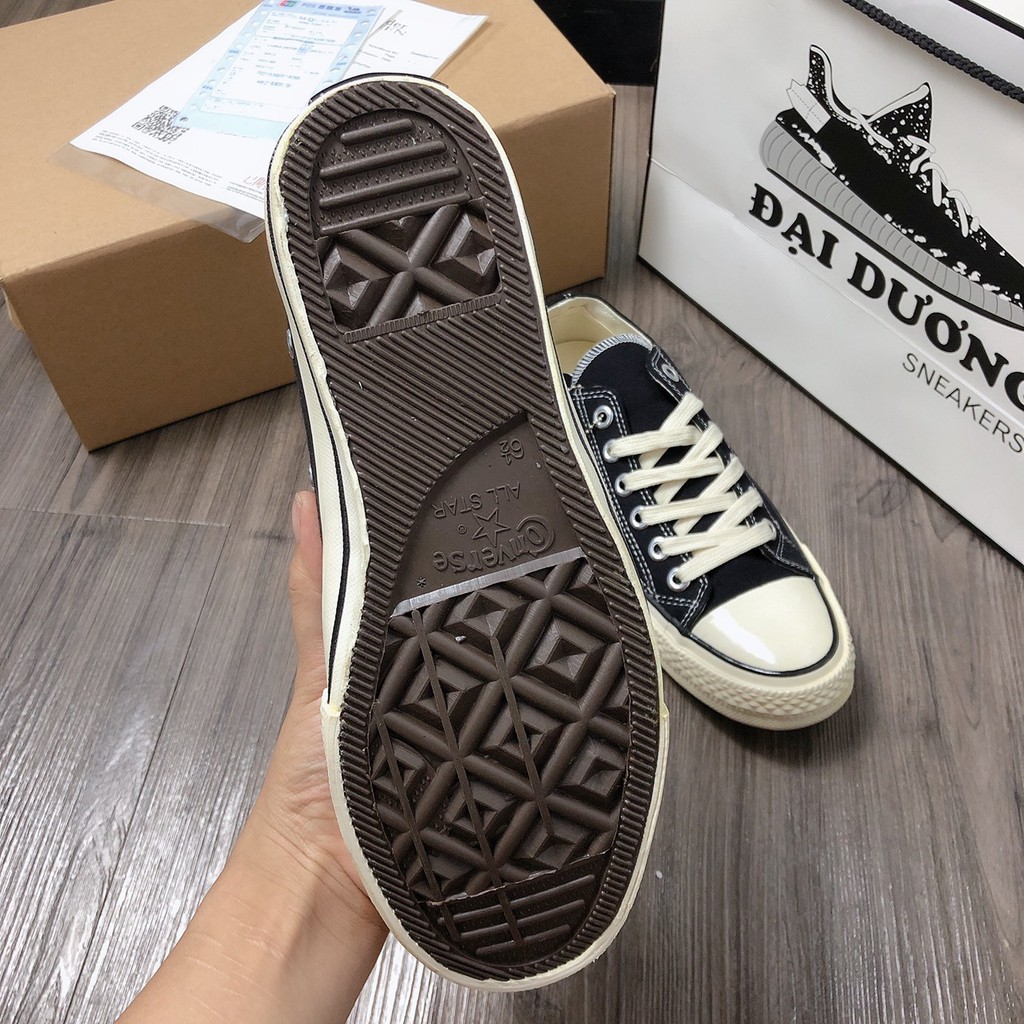 CV đen thấp [TẶNG MÓC KHÓA - FULL BOX] giày giày thể thao nam nữ Converses đen thấp giày Cv đen thấp cổ tăng chiều cao | BigBuy360 - bigbuy360.vn