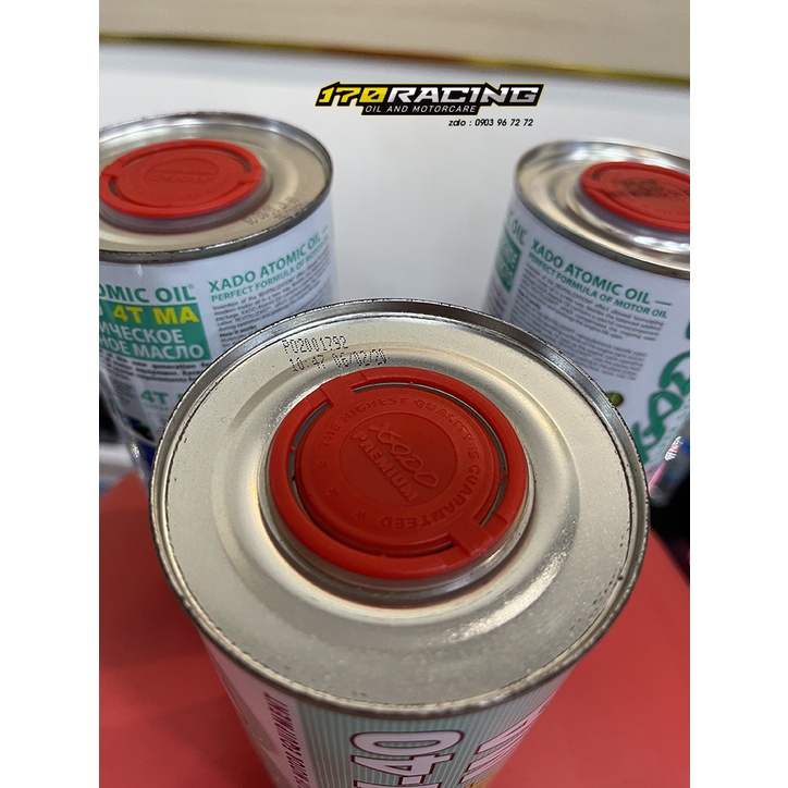 (HCM) Nhớt Xe Ga XADO ATOMIC OIL 10W40  4T MA SUPER SYNTHETIC Dung Tích 1000 ML