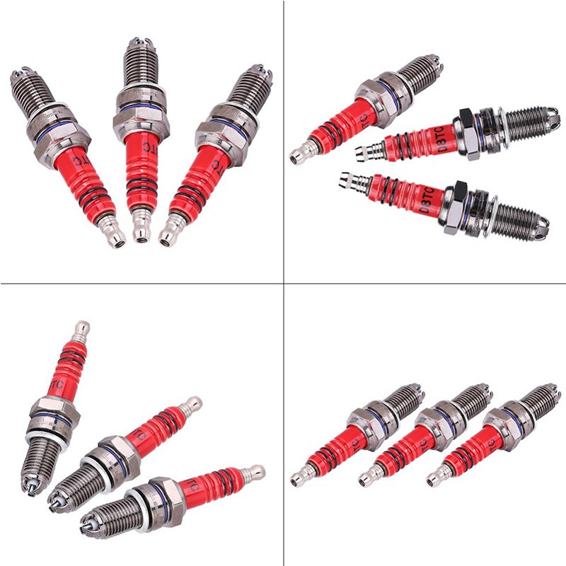 A7TJC/D8TJC Bugi đánh lửa 3 điện cực chuyên dụng dành cho xe máy 50CC-150CC
