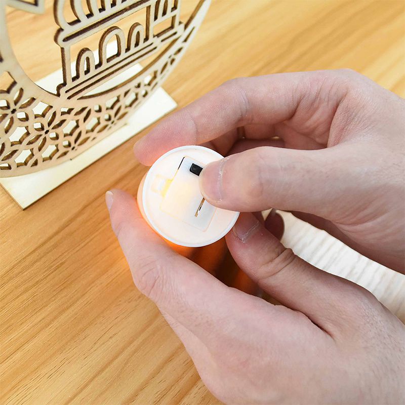 Đèn ngủ hình vì sao mặt trăng điêu khắc thủ công