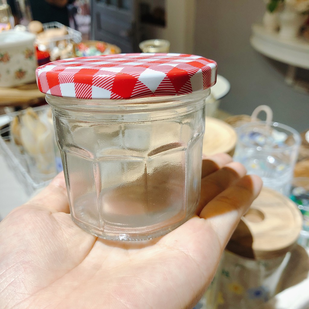 Hũ thủy tinh nắp nhôm hũ đựng sữa chua hũ thủy tinh làm mứt OIBECUNG PK.07 | BigBuy360 - bigbuy360.vn