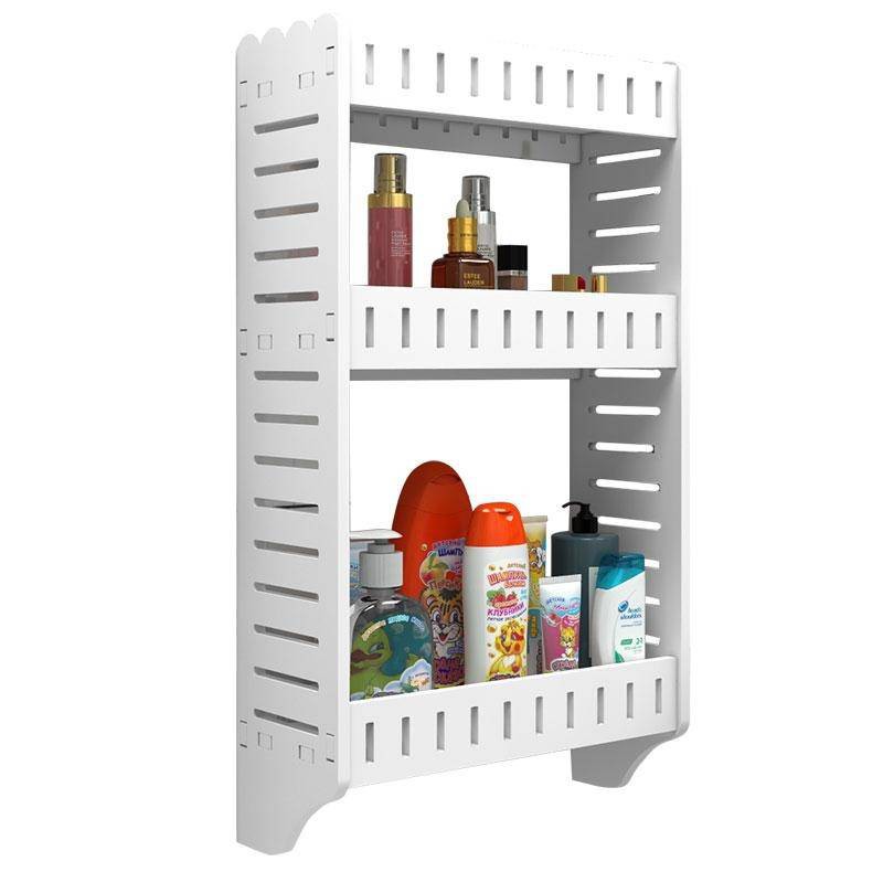 kệ lò vi sóngđời Kệ Tủ tường Tủ đựng bàn chải đánh răng Kệ treo tường miễn phí đục lỗ