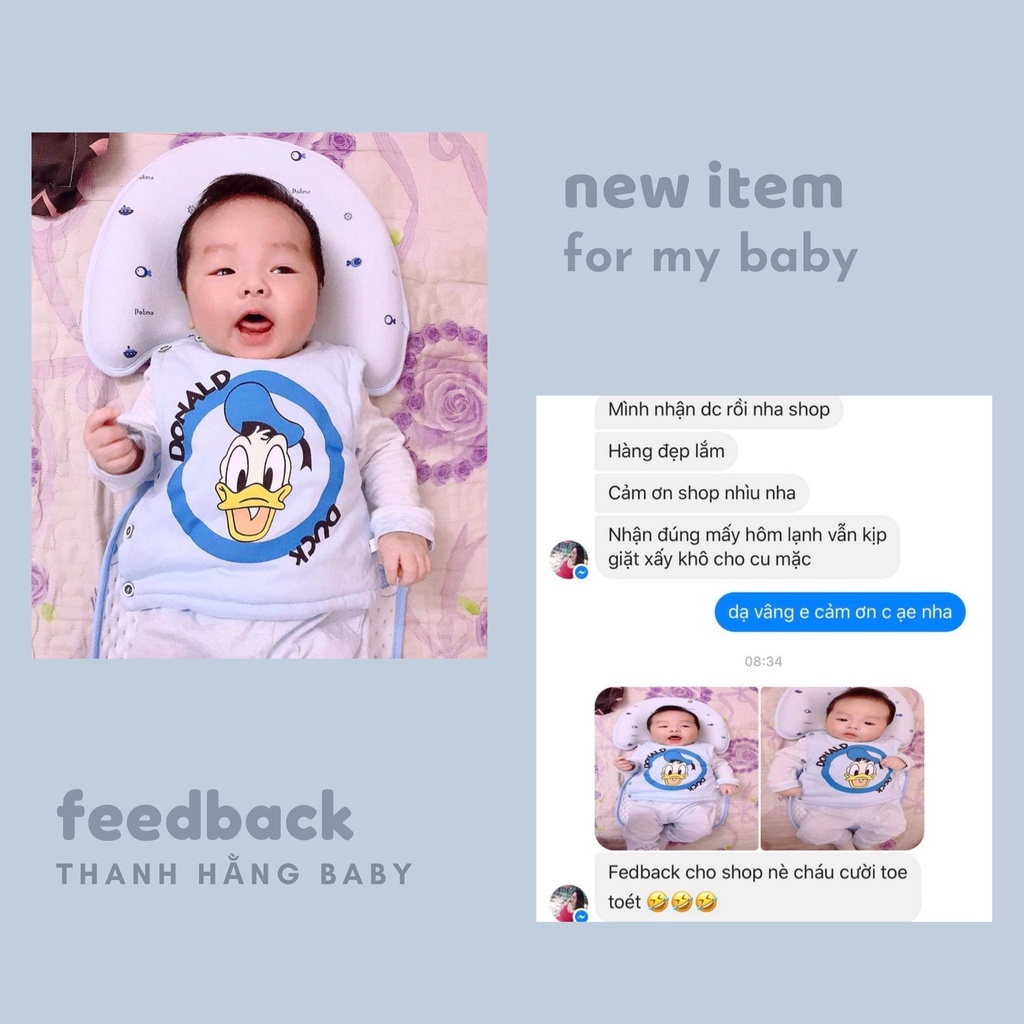 Áo Gile Phao Nhân Vật Hoạt Hình Dễ Thương Cho Bé Thanh Hằng Baby Từ 5 - 15 Kg