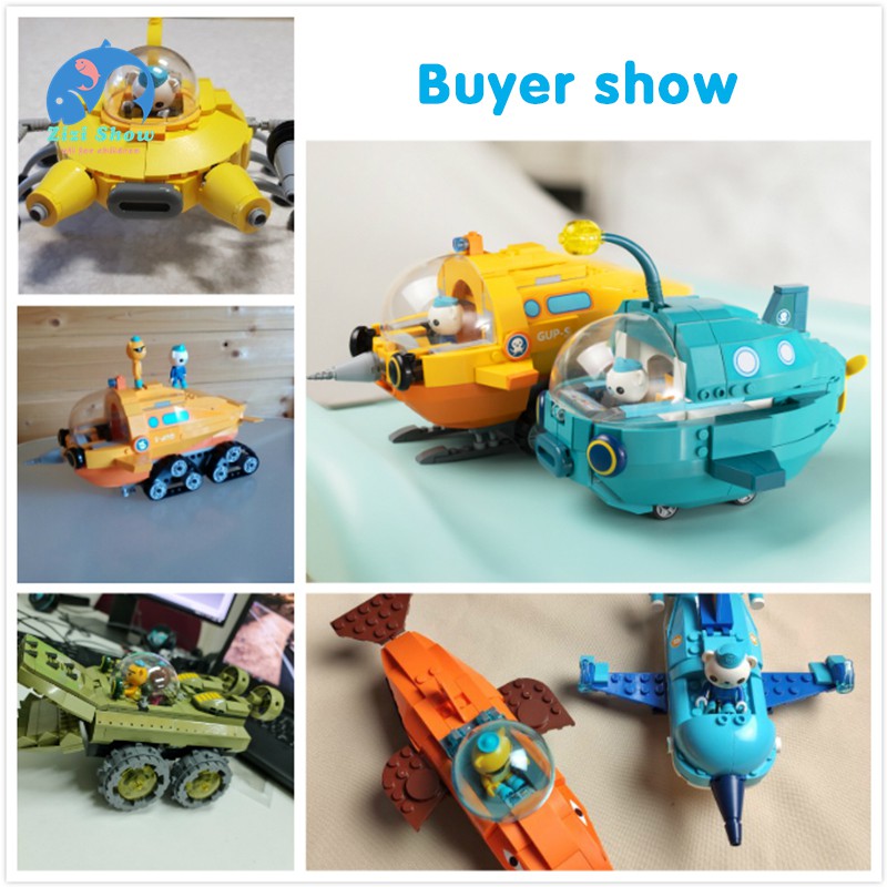 Set đồ chơi lắp ráp mô hình The Octonauts sáng tạo cho bé
