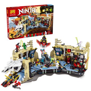 Lắp ráp Ninja Lắp ráp Hỗn chiến hang võ sỹ Samurai 79348 - 1303 chi tiết