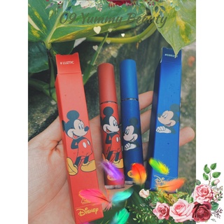 Ảnh thật 🎀 Son kem lì Mickey vỏ xanh-đỏ ngẫu nhiên nội địa mềm mịn lâu trôi