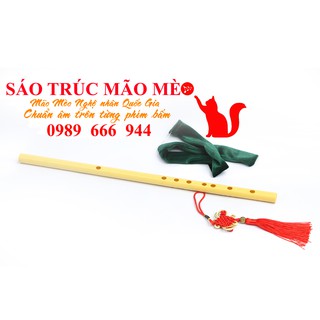 Sáo trúc Mão Mèo sáo nhựa cao cấp