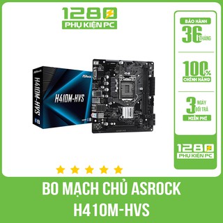 Bo mạch chủ asrock h410m-hvs - bảo hành chính hãng 36 tháng