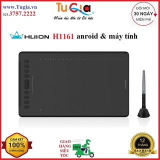 Bảng vẽ HUION Inspiroy H1161 vùng làm việc lớn, hỗ trợ máy tính & Android