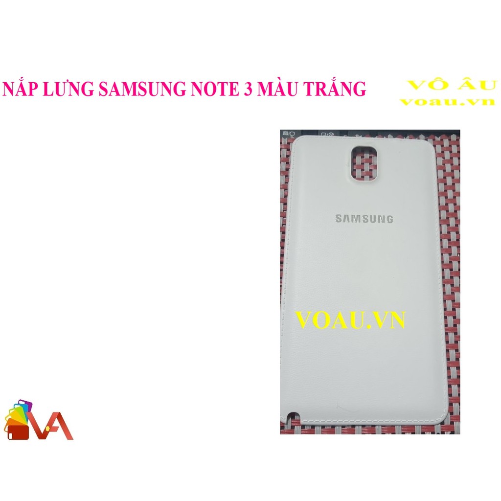 NẮP LƯNG SAMSUNG NOTE 3 MÀU TRẮNG [chính hãng]