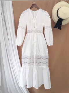 Đầm maxi viền ren boho vintage ❤️❤️❤️ (ảnh thật )