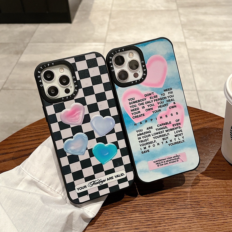Ốp Điện Thoại TPU Silicone Mềm In Hình Aespa KARINA Check Love Cho iPhone X XS XR 11 12 13 14 Plus Pro Max