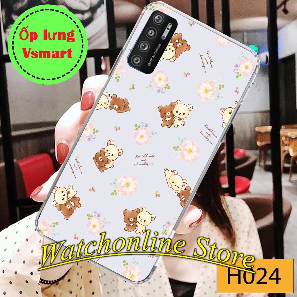 Ốp lưng silicon in hình Vsmart Live 4 Joy4 Active 3 Joy 3 Joy 2+ Joy 1+ Live Active 1 Active 1+ Joy 1 ... Thỏ P4