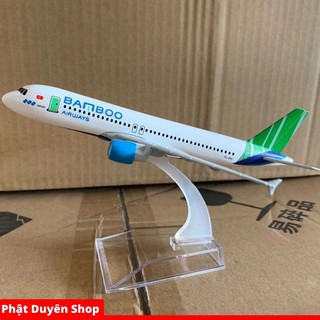 Bamboo Airway - Mô hình máy bay tĩnh có 2 kích thước ( 16cm và 20cm) - Phatduyenshop