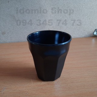 Ly Nhựa Melami Màu Đen  – LY26