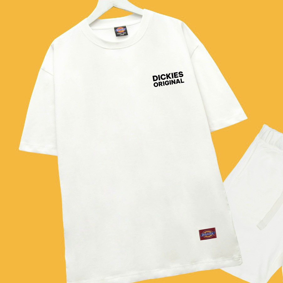 Áo phông tay lỡ nam nữ form rộng unisex DICKIES ORIGINAL chất cotton co giãn, áo thun cộc tay oversize basic cá tính