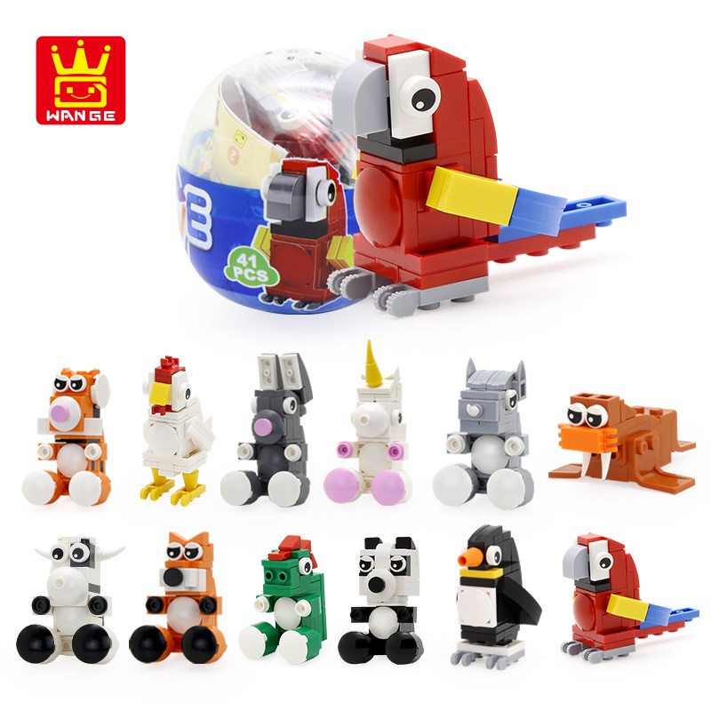 Bộ Lắp Ghép Lego Hình Các Con Vật Cho Bé Wg01