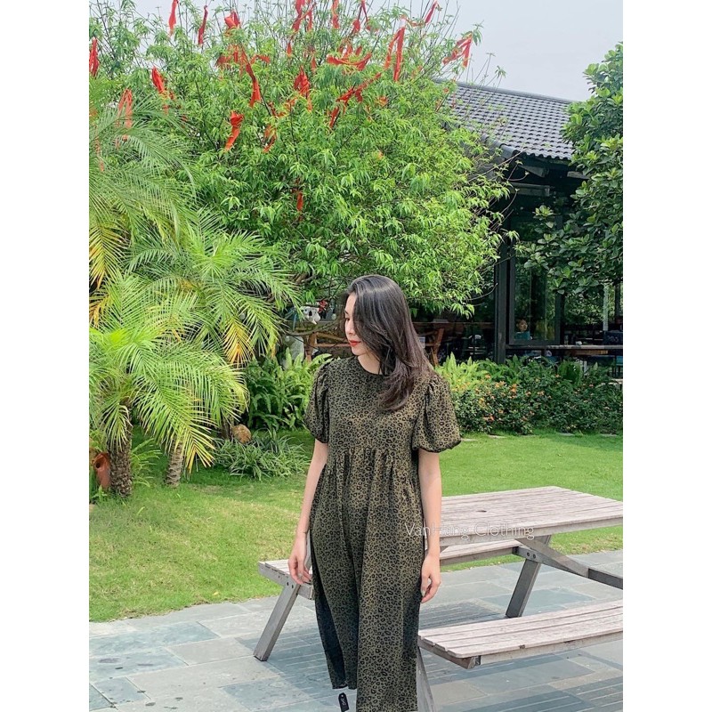 [Mã FATHANG5 giảm 10K đơn 50K] Đầm babydoll da báo | BigBuy360 - bigbuy360.vn