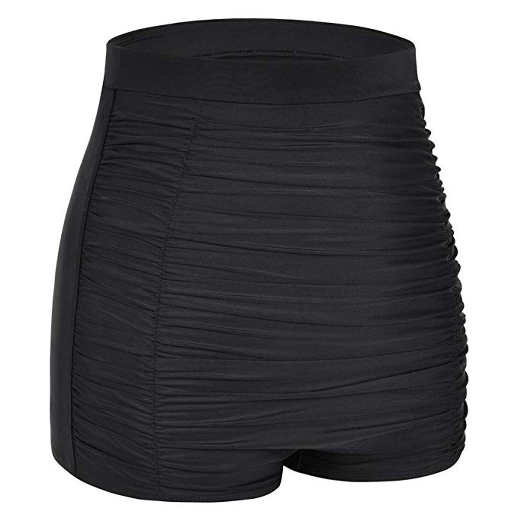 Quần Bơi Ngắn Lưng Cao Size Lớn Thời Trang Cho Nữ