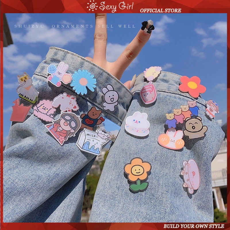 Trâm Cài Áo Chống Ánh Sáng Đơn Giản Dễ Thương Cho Nữ