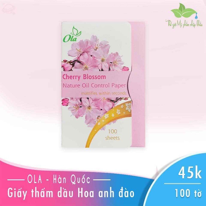 Giấy Thấm Dầu Ola Nature Oil ConTrol Paper