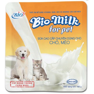 Sữa cho chó mèo bio milk