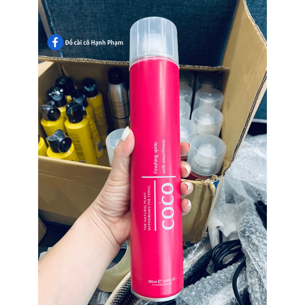 Keo xịt tóc tạo kiểu giữ nếp tóc - Keo đỏ 380ml