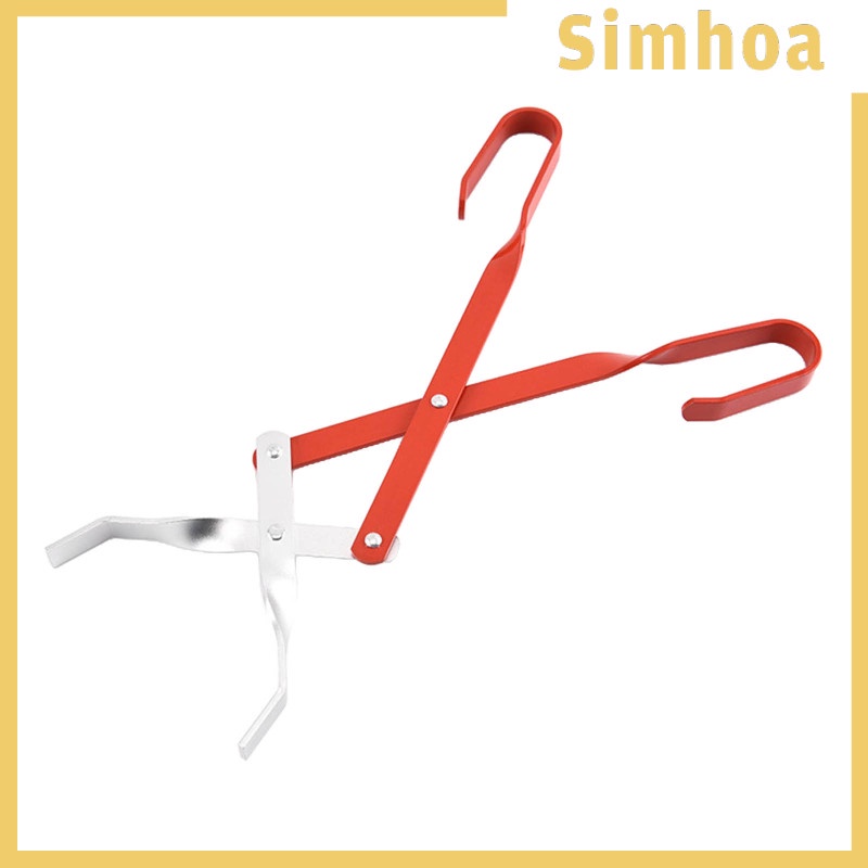 [SIMHOA]Campfire Tongs Log Grabber Firewood Fire Pit Tools Camping Fireplace Tools