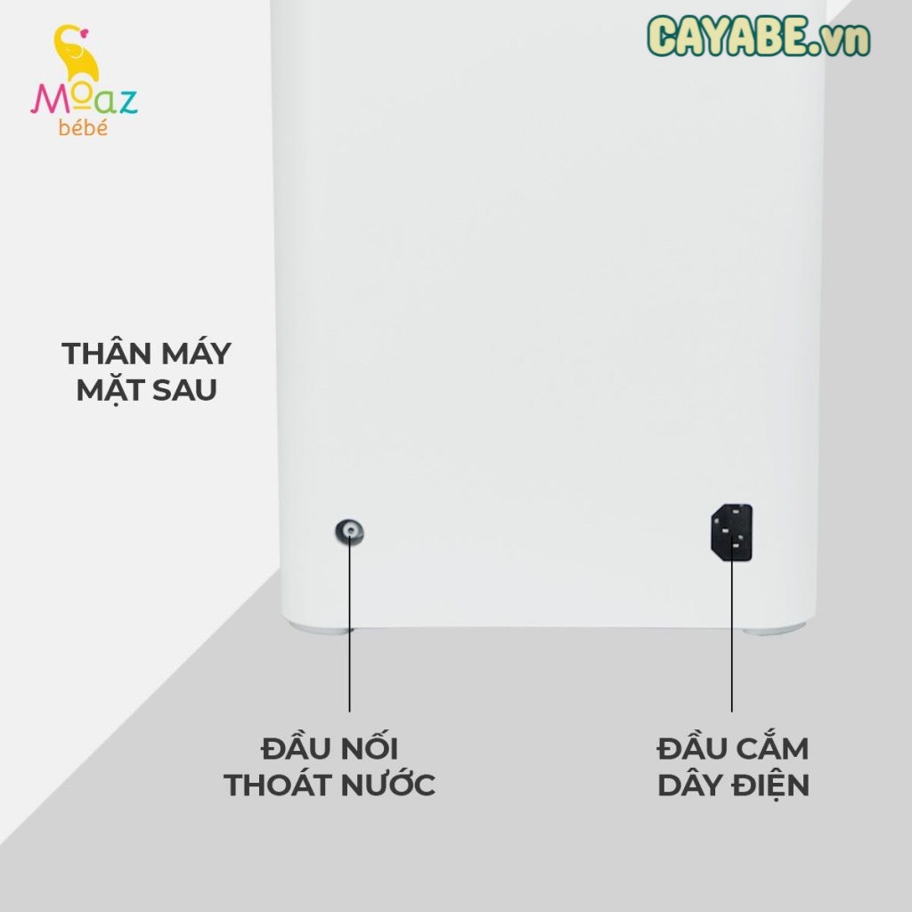Máy rửa bình sữa cho bé, tiệt trùng và sấy khô MOAZ BÉBÉ MB – 035 (bảo hành chính hãng 12 tháng)